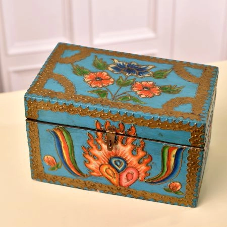 Multi-Coloured Premium Wooden Box for Decoration